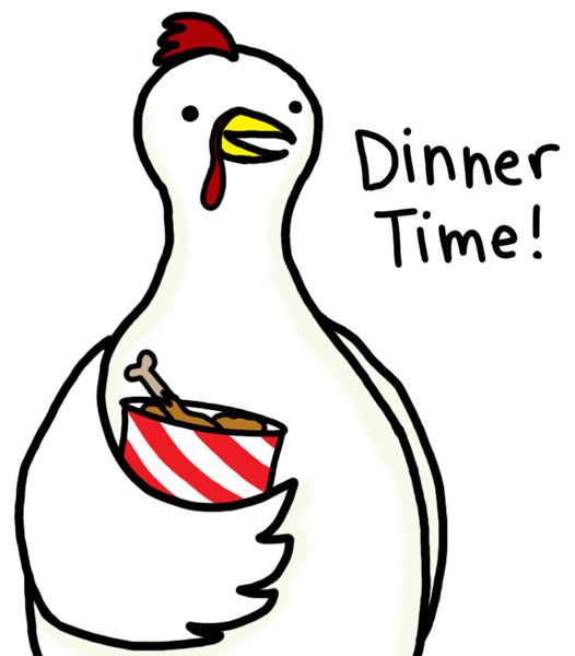 chicken meal clipart - photo #11