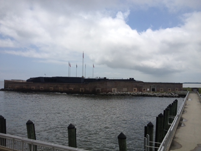 Ft. Sumter today as seen from our ferry.
