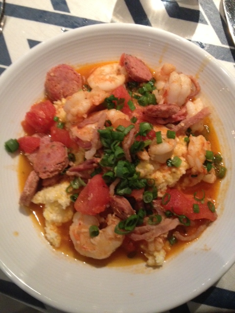 If you go to S.N.O.B. order the shrimp and grits.